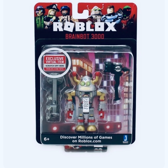 Roblox Brainbot 3000 3in Figure with Virtual Game Code Mint in Package. - Picture 3 of 5